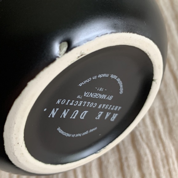 Rae Dunn BLACK TEA POT and CREAM and Sugar bowl - Picture 6 of 6